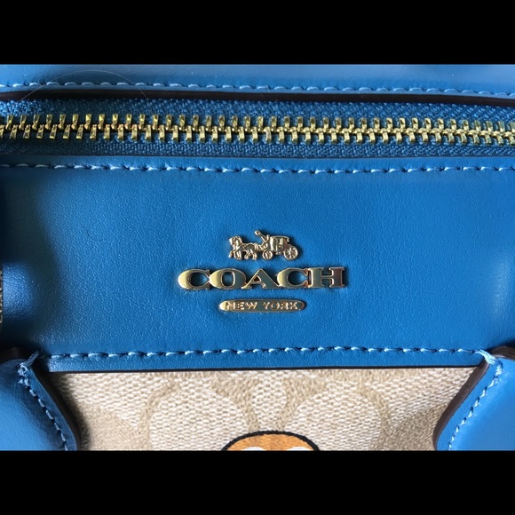 💙Ⓜ️💙Coach Mini Bennett Pac-Man Ghost Print - Picture 2 of 8